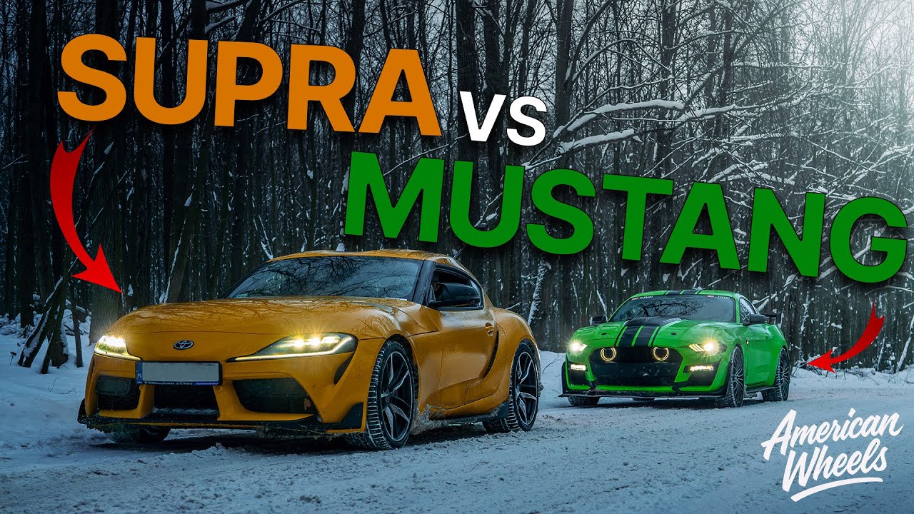JAPONIA kontra AMERYKA! - Supra MK5 vs Mustang GT 5.0 - American Wheels