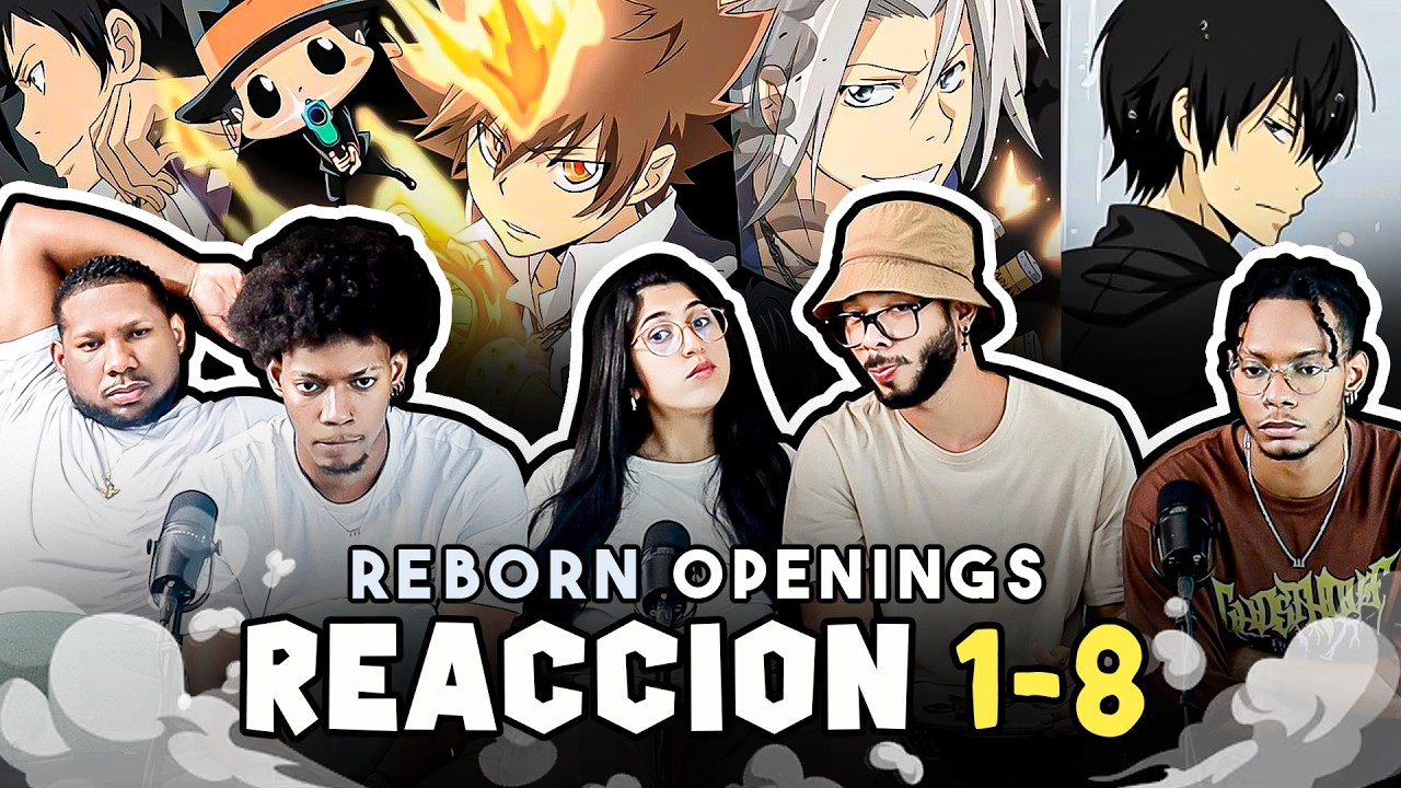 REACCIONANDO A TODOS LOS OPENINGS DE KATEKYO HITMAN REBORN! 1-8 | Duros! 🔥