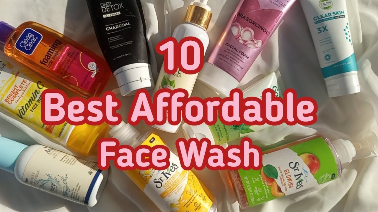 10 Affordable & Best Face washes💦 | Honest Reviews + Skin Type Recommendations | Must Watch