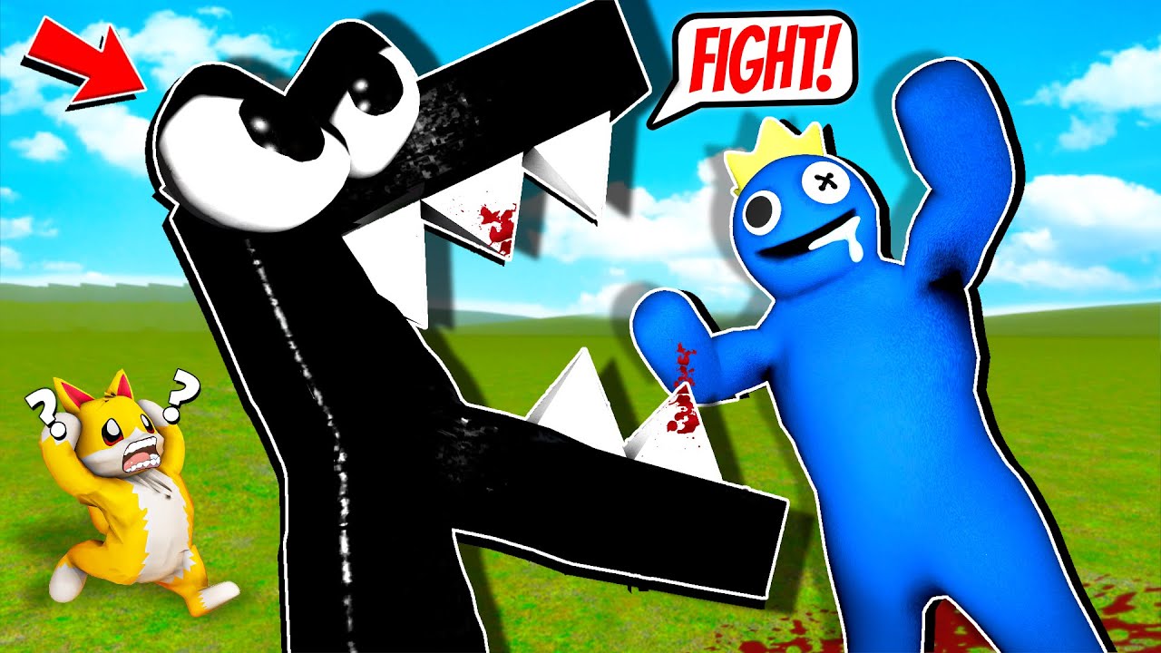 ALPHABET LORE vs RAINBOW FRIENDS!! Who wins?? (gmod nextbot)