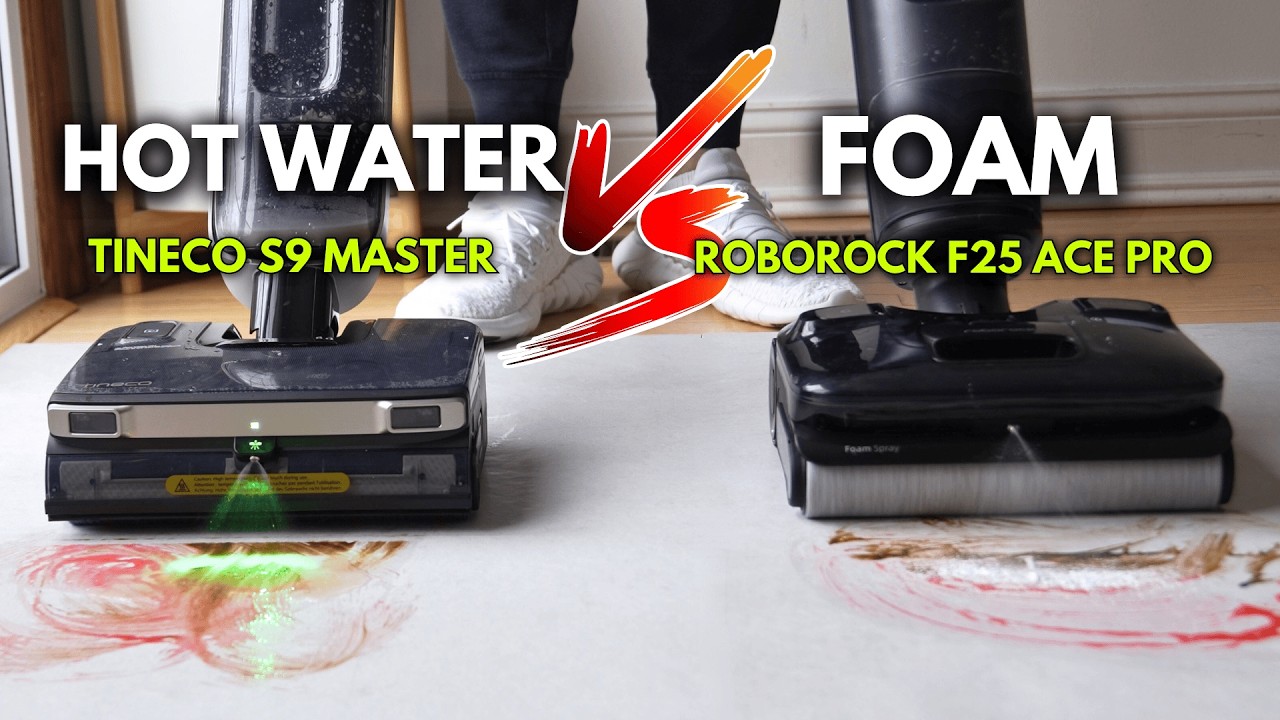 Tineco S9 Master против Roborock F25 Ace Pro — Битва флагманских моделей!