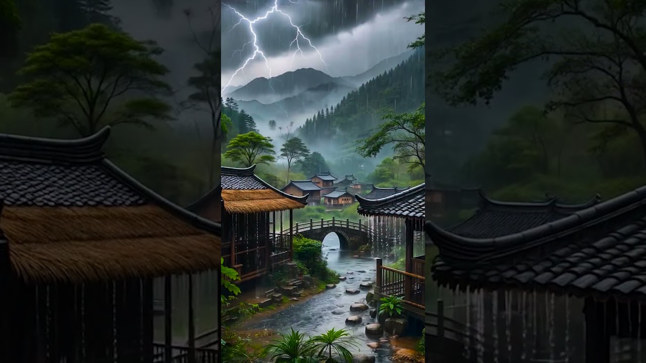 Soothing Rainforest Rain Sounds  Perfect for Sleep, Study & Relaxation