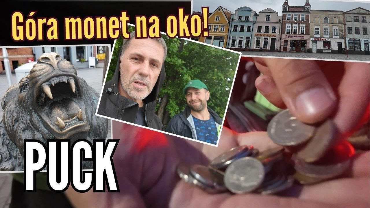 (200) PUCK rynek i port. Kefirowy LIVE z Kaszubskim Poszukiwaczem. ZATOKA MONET PRL.