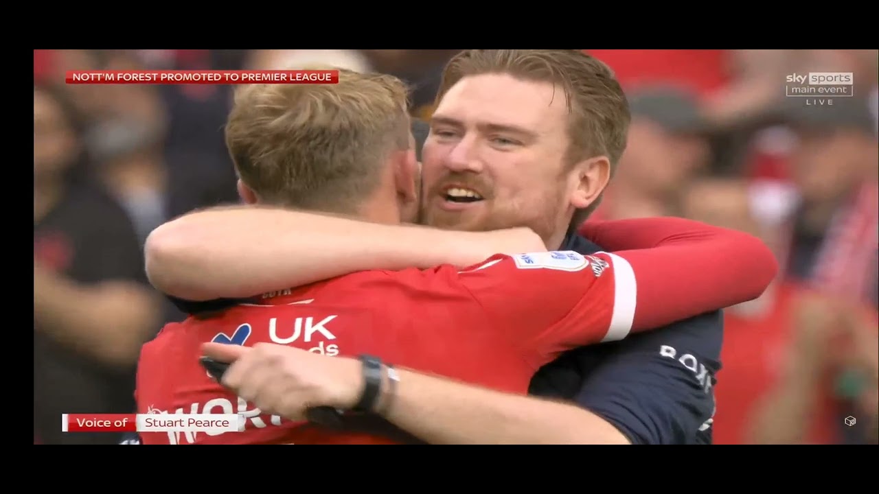 Nottingham Forest FC Play off final Wembley 2022 final whistle and Post match celebrations 🌳⭐️⭐️