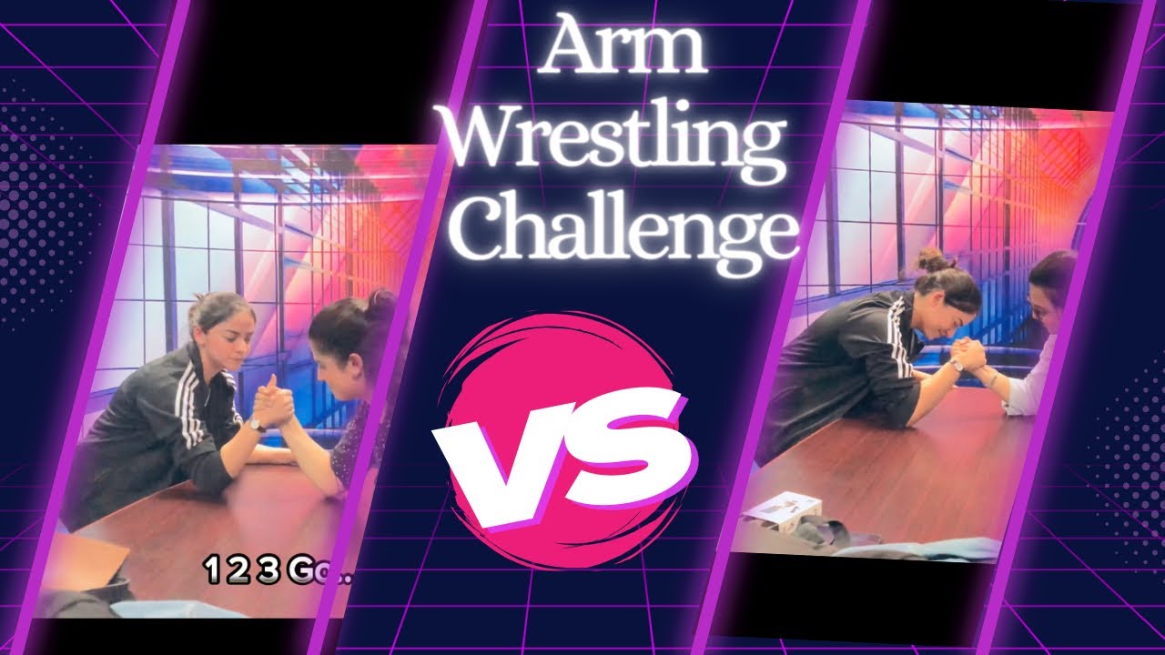 Arm wrest challenge with my classmates 😱🤯😳 #armwrestling #challenge #girls