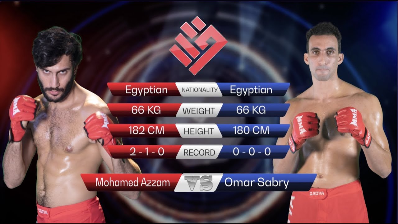 Omar Sabry vs. Mohamed Azzam | FULL FIGHT | The Qage 001  #Qadya #Qage001 #mma #fight #fightnight
