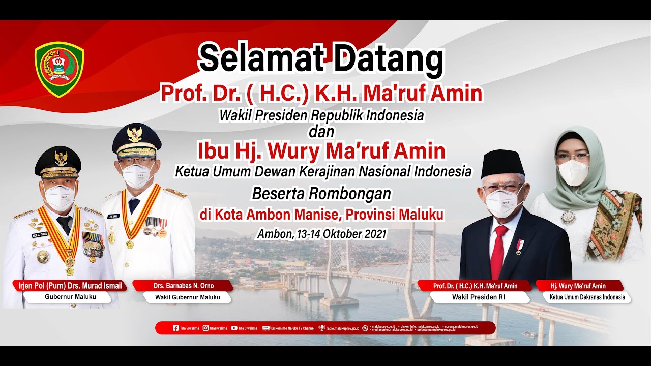 KUNJUNGAN WAKIL PRESIDEN REPUBLIK INDONESIA DI MALUKU