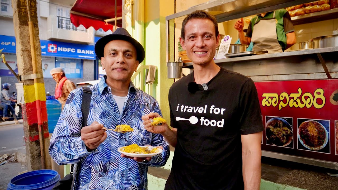 Tasting Most Popular Chaats! Mark Wiens Bengaluru Food Tour | Masala Puri, Pani Puri, Bhel Puri...