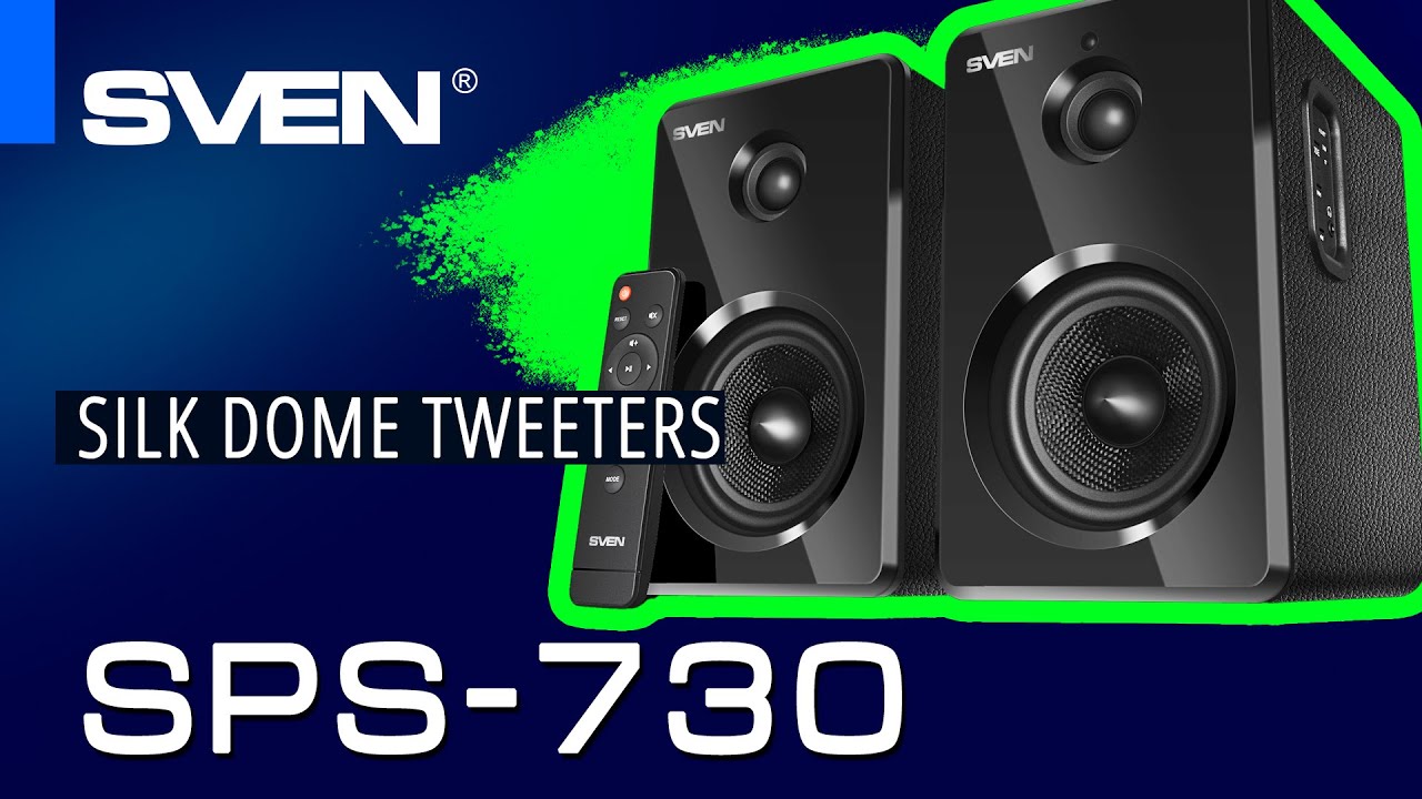 SVEN SPS-730 is an acoustic system with Bluetooth, USB/SD player.