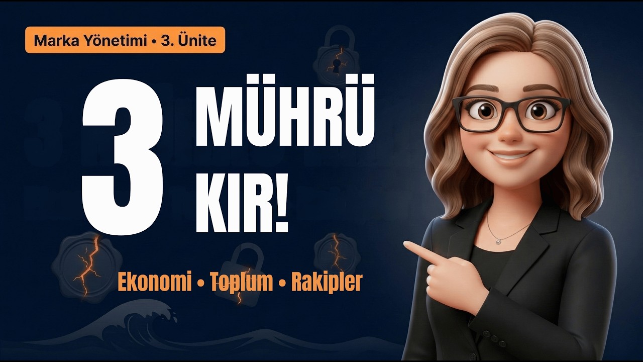Pazarı Kim Yönetiyor? 3 Mührü Kır, Oyunu Değiştir! | AÖF Marka Yönetimi 3. Ünite Özet