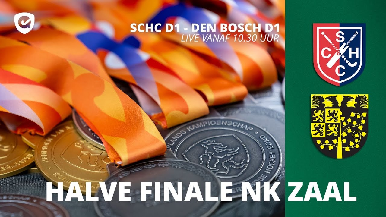 𝗛𝗮𝗹𝘃𝗲 𝗳𝗶𝗻𝗮𝗹𝗲 𝗡𝗞 𝗭𝗮𝗮𝗹 🏆 | SCHC D1 - Den Bosch D1 | 𝗟𝗜𝗩𝗘 𝗢𝗠 10.30 uur