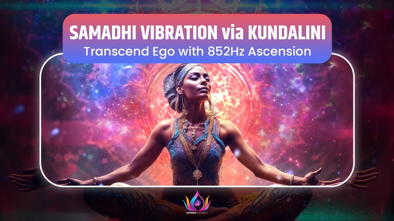 🐍SAMADHI VIBRATION via KUNDALINI✨ | Transcend Ego; 852Hz Ascension Frequency for Conscious Expansion