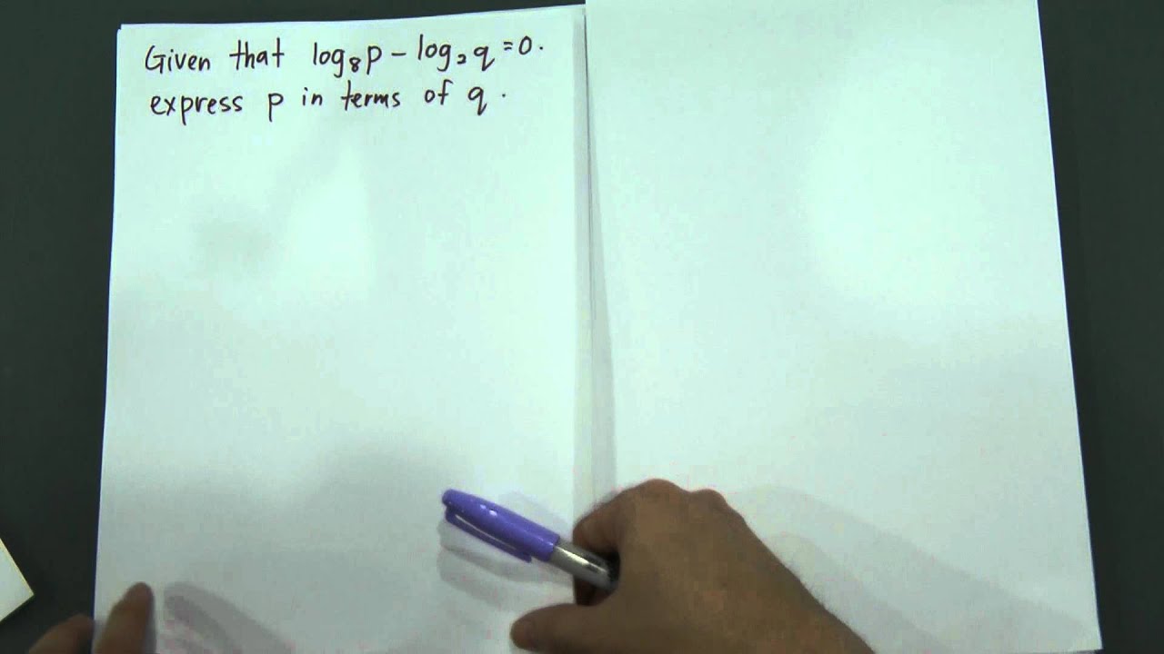 Harder Logarithms for SPM Add Maths Paper 1