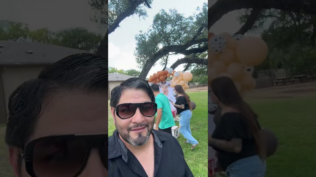 Gunner w. Melchor baby shower reveal. 