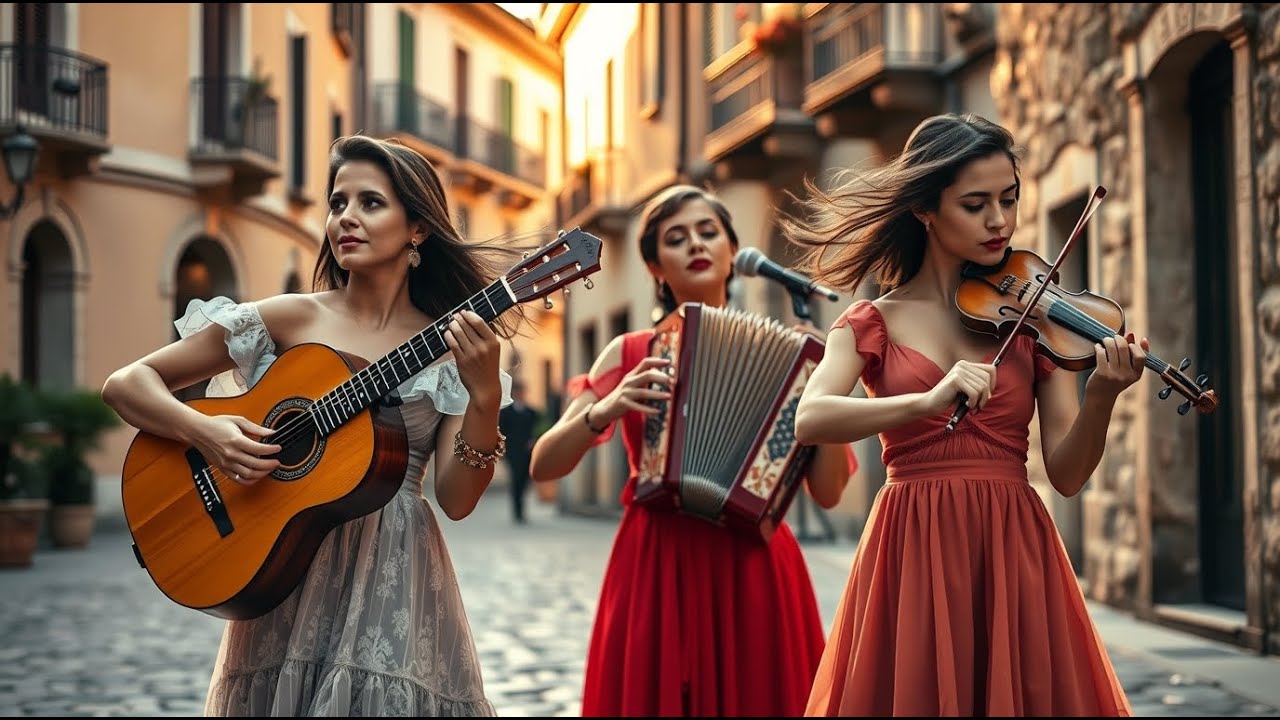 THE MOST BEAUTIFUL FUSION!! Flamenco, Accordion & Violin in Music That Touches the Soul