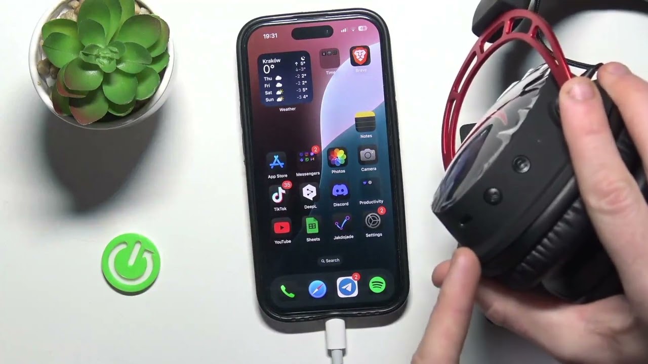 HyperX Cloud Alpha &ndash; Как зарядить наушники от телефона