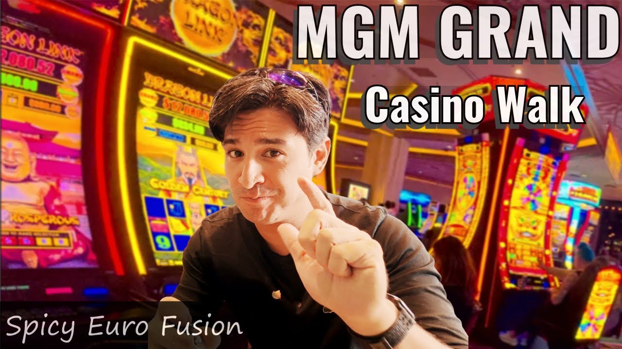 MGM Grand Casino Walkthrough 2025 | Best Slot Machines & Vegas Vibes Tour