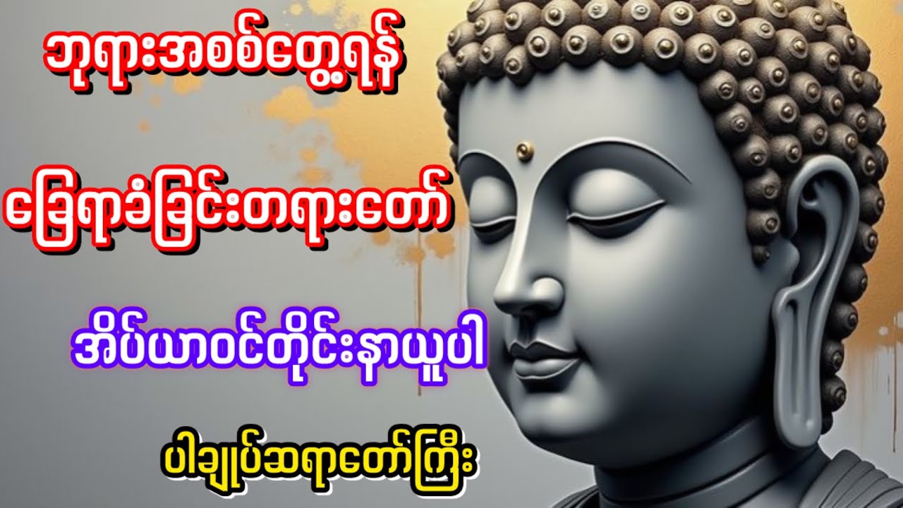 ပါချုပ်ဆရာတော်ကြီး ဘုရားအစစ်တွေ့ရန် ခြေရာခံခြင်း တရားတော်
