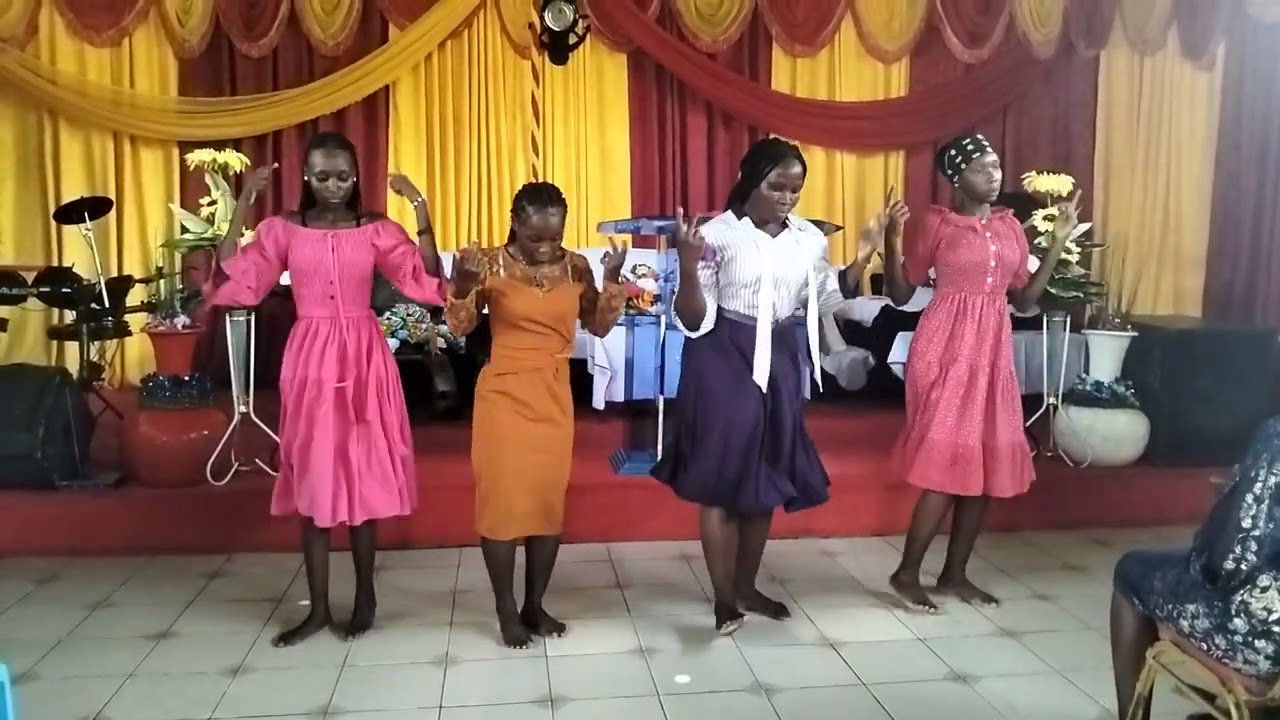 Angelic anointing group dance