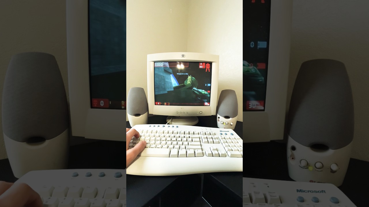 Геймплей Unreal Tournament 1999 на ретро-компьютере #unrealtournament #retrogames #retropc
