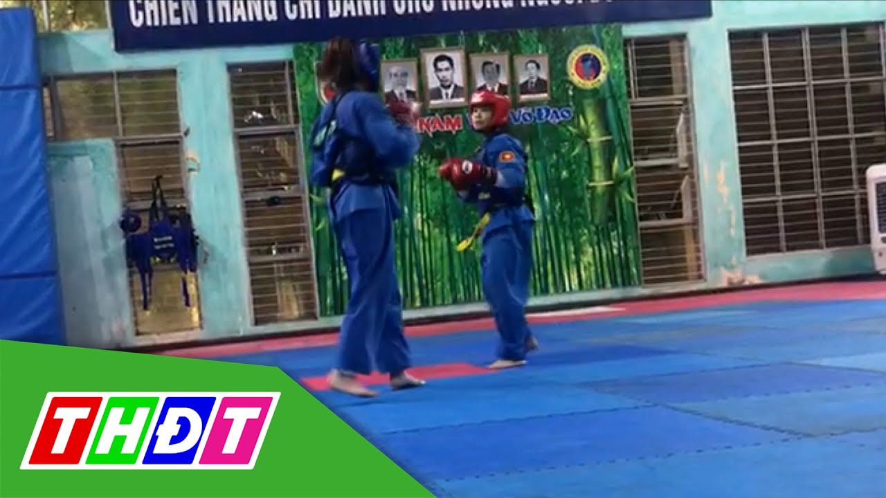 Võ sĩ vovinam Đồng Tháp tập luyện trong mùa dịch Covid-19 | Thể thao | THDT