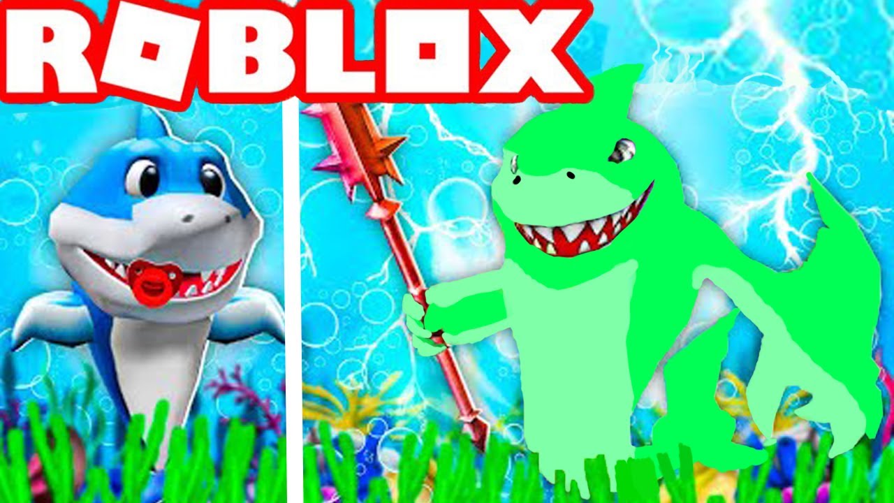 روبلوكس : من بيبي شارك الى اقوى قرش بل عالم مع@Rahumi و@OtakuG الورع🐸💚
