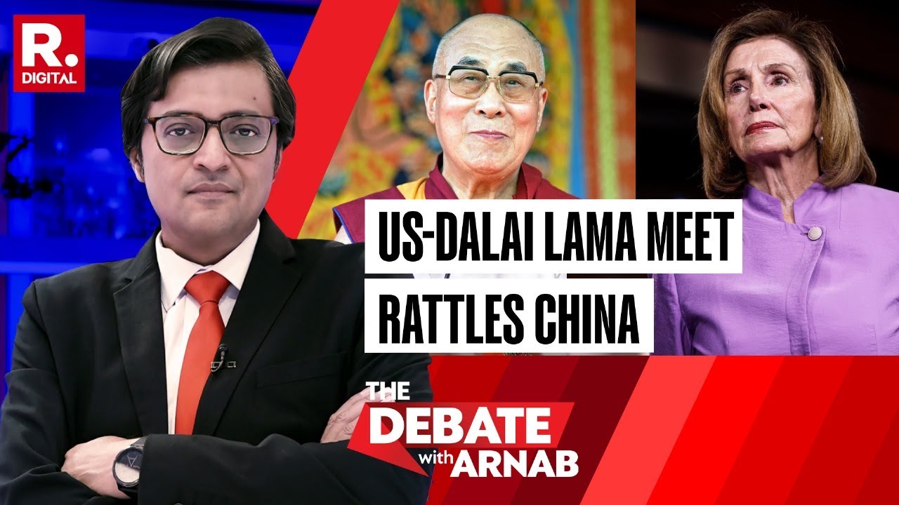 Rattled China Warns US On Tibet As American Delegation Visits Dalai Lama | Debate With Arnab