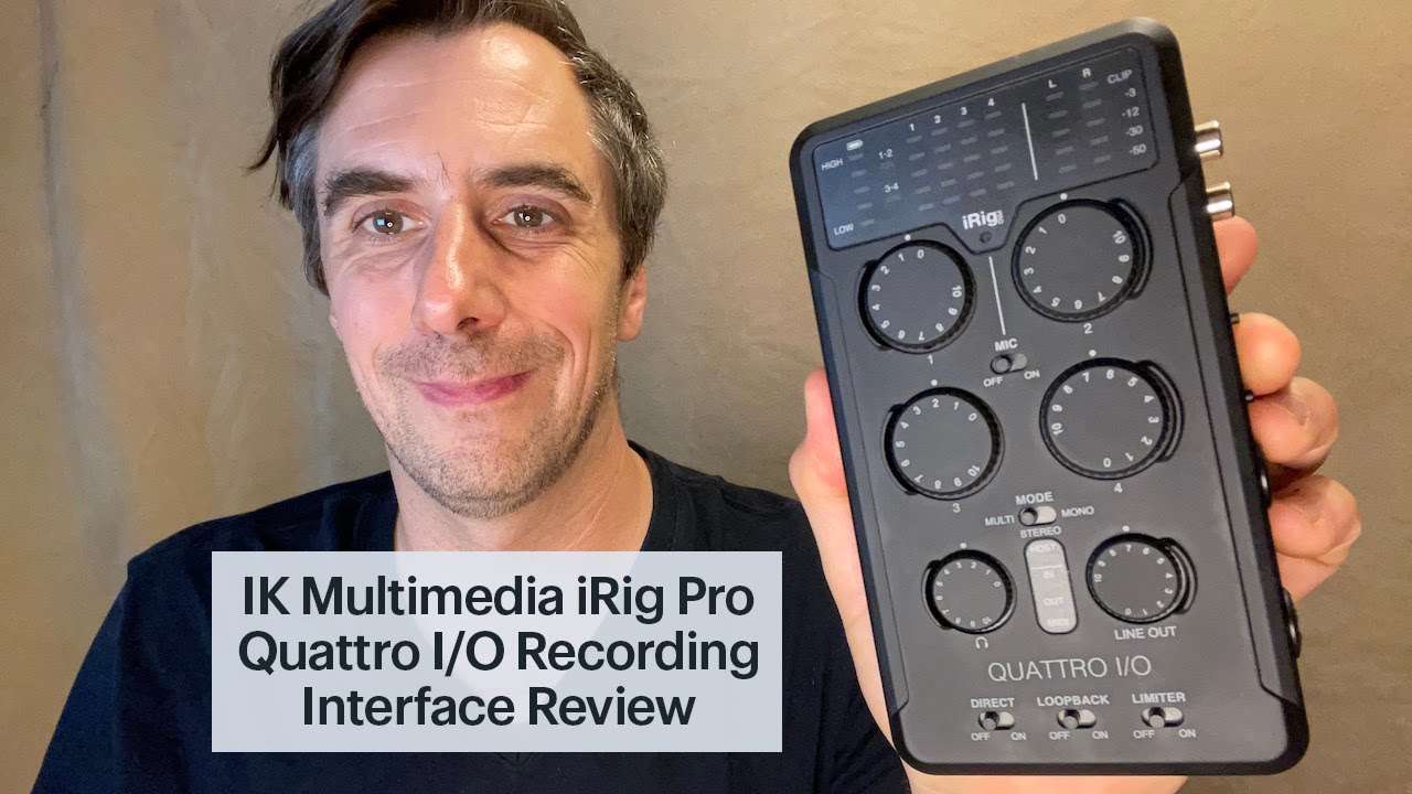 IK Multimedia iRig Pro Quattro I/O Recording Interface Review