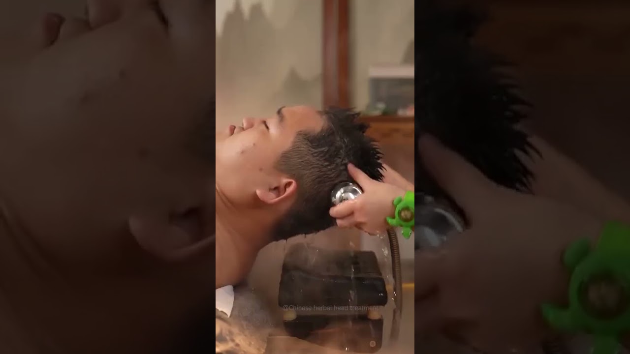 Head Massage Done By Lovely Chinese Lady