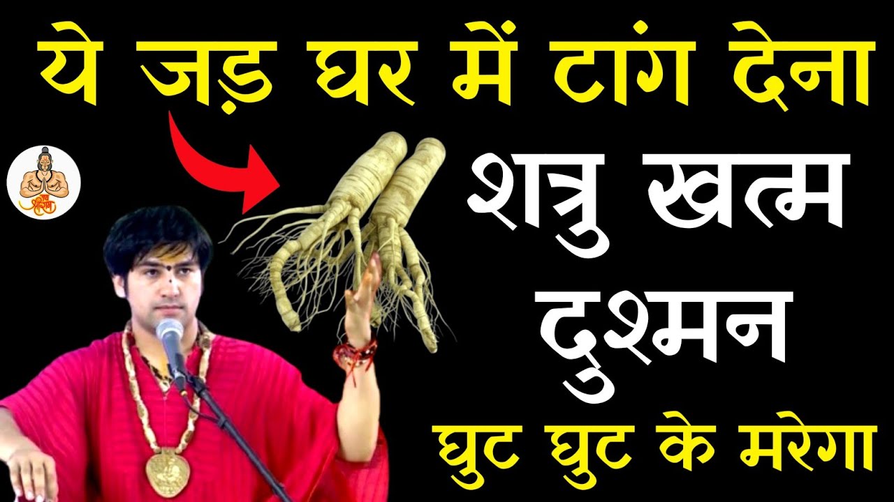 ये जड़ घर में टांग देना दुश्मन ख़त्म उसका जादू भी ख़त्म | shatru se mukti ke upay | bageshwar dham