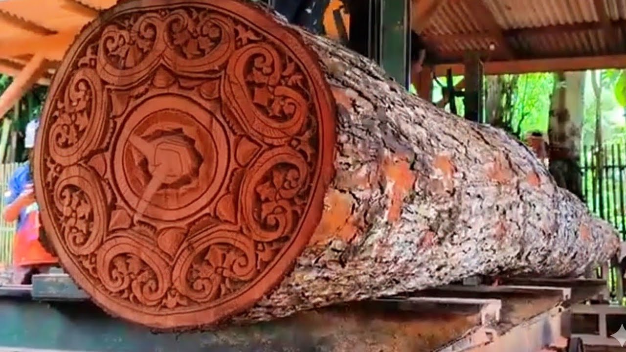 This is a wonder of the world..!! mahogany wood has the most beautiful grain in the world