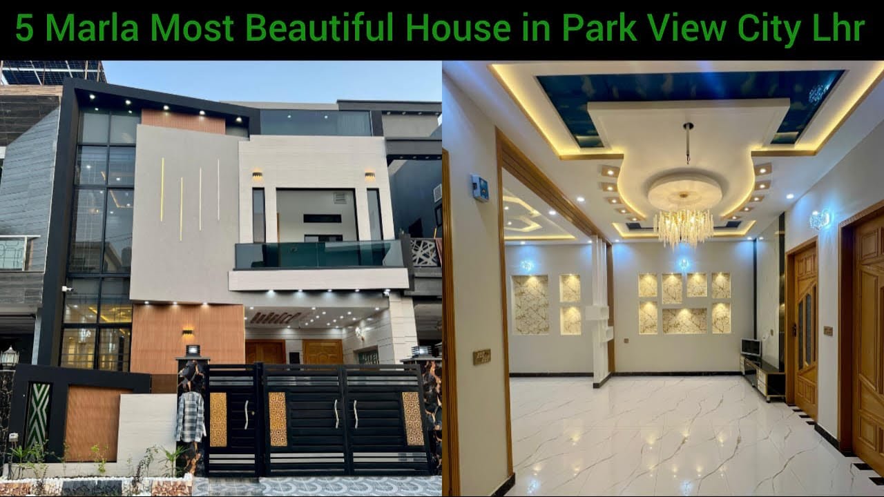 5 Marla Most Beautiful House For Sale | Park View City Lahore | 5 Marla House | Modern House