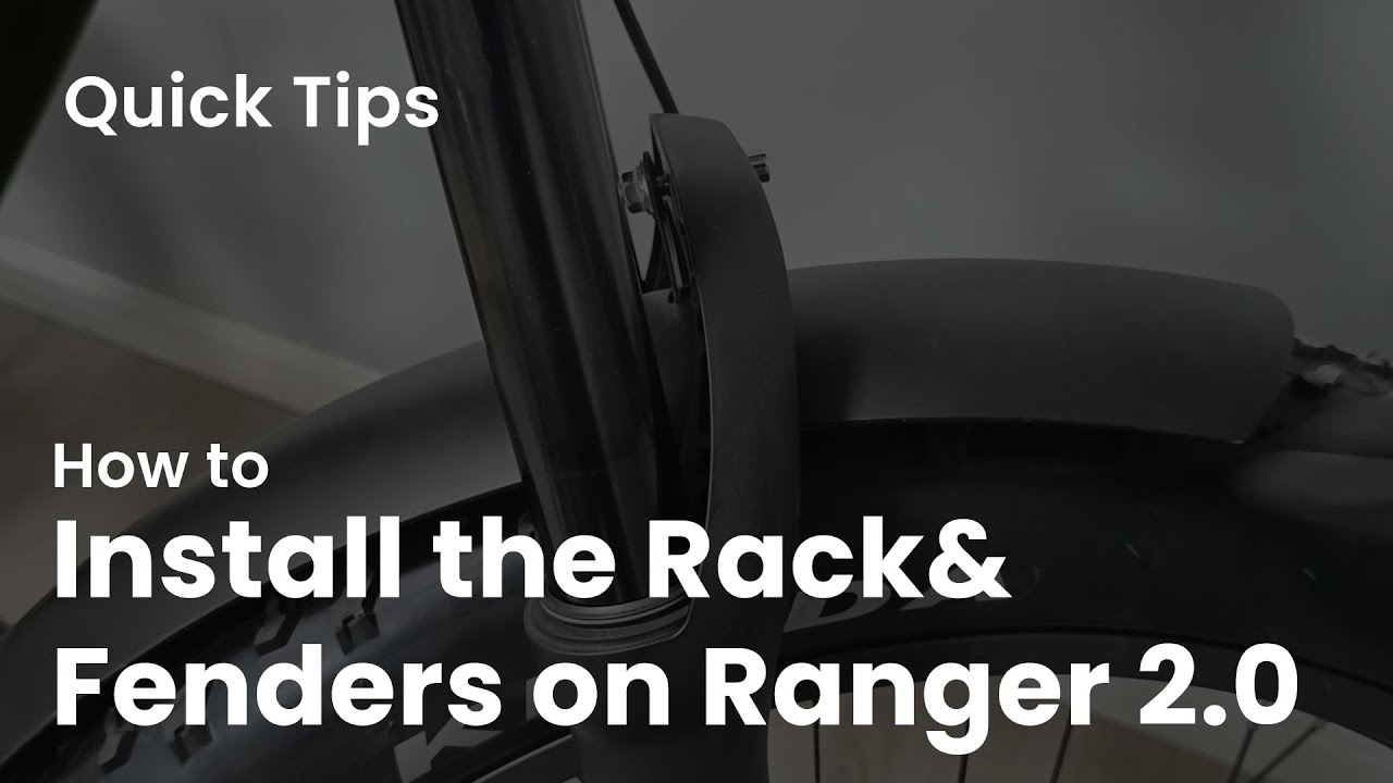 Quick Tips- How to install the Rack& Fenders on Ranger2.0#cyrusher #ranger2024