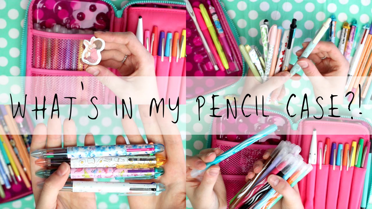 What's In My Pencil Case?! September 2016 | MyGreenCow