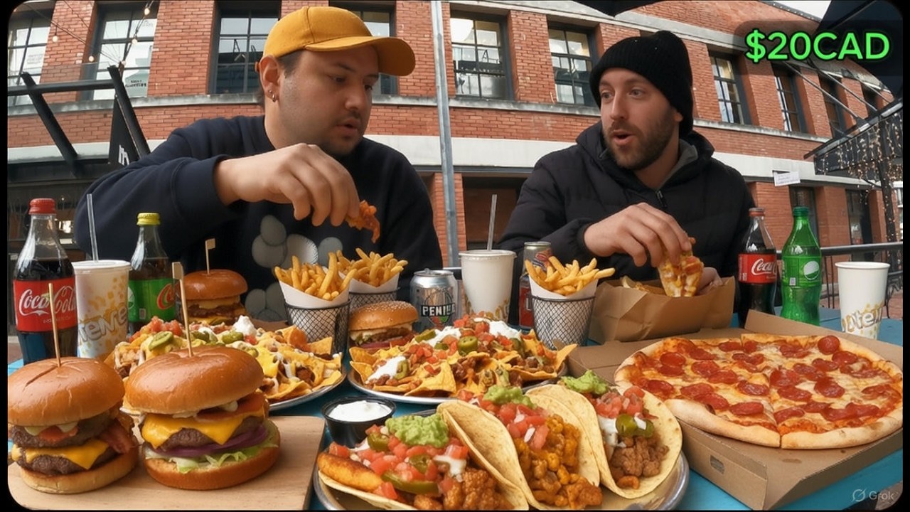 Desayunamos, Almorzamos y Cenamos en VANCOUVER X 20 Dolares😱