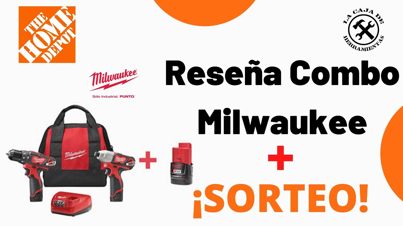 Combo Miwaukee HomeDepot + ¡SORTEO!