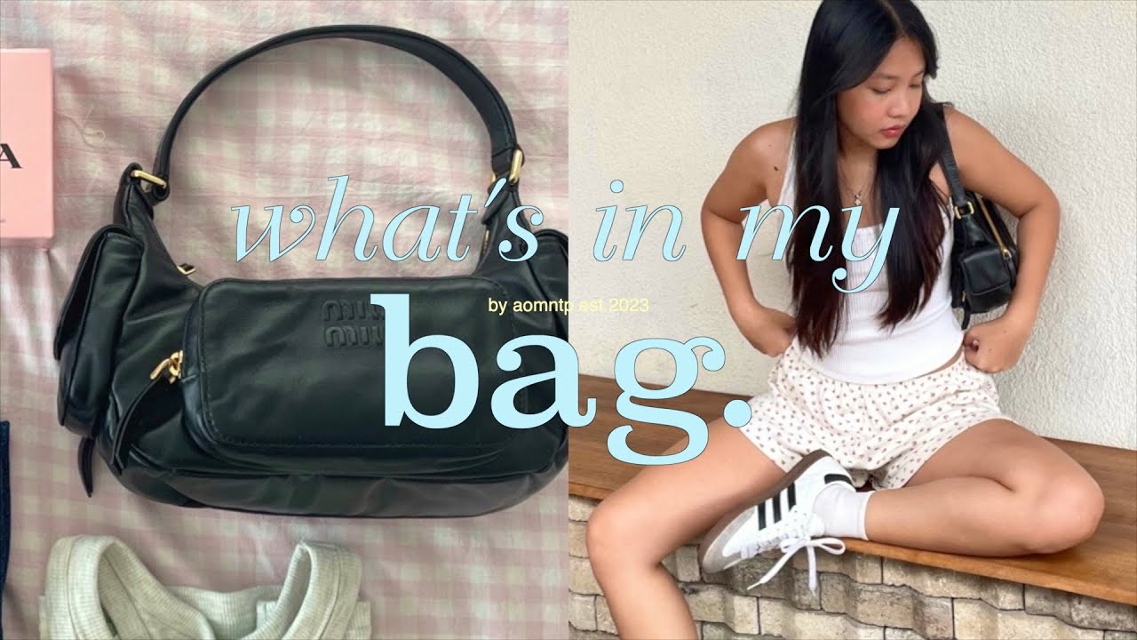 what's in my bag | มาเปิดกระเป๋ากัน พร้อมรีวิวน้อง miu miu ลูกรักตอนนี้