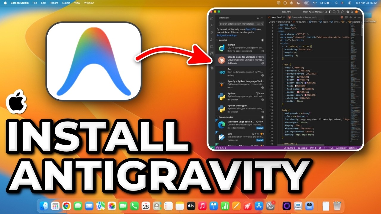 How to Install Google AntiGravity on Mac + Create First AI App (Step‑by‑Step) 2026