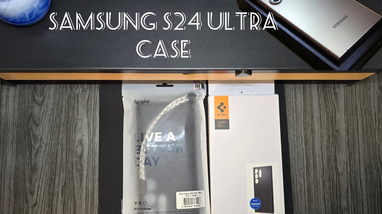 Spigen Thin Fit, Ringke Onyx & Ringke Fusion case for Samsung S24 Ultra