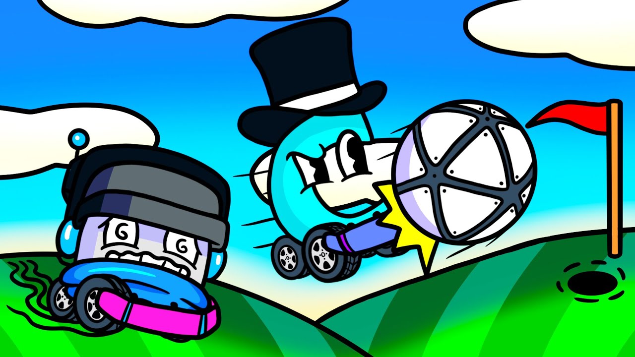 We Play Golf with Insane Rocket Cars and Break Down Emotionally in Turbo Golf Racing!
