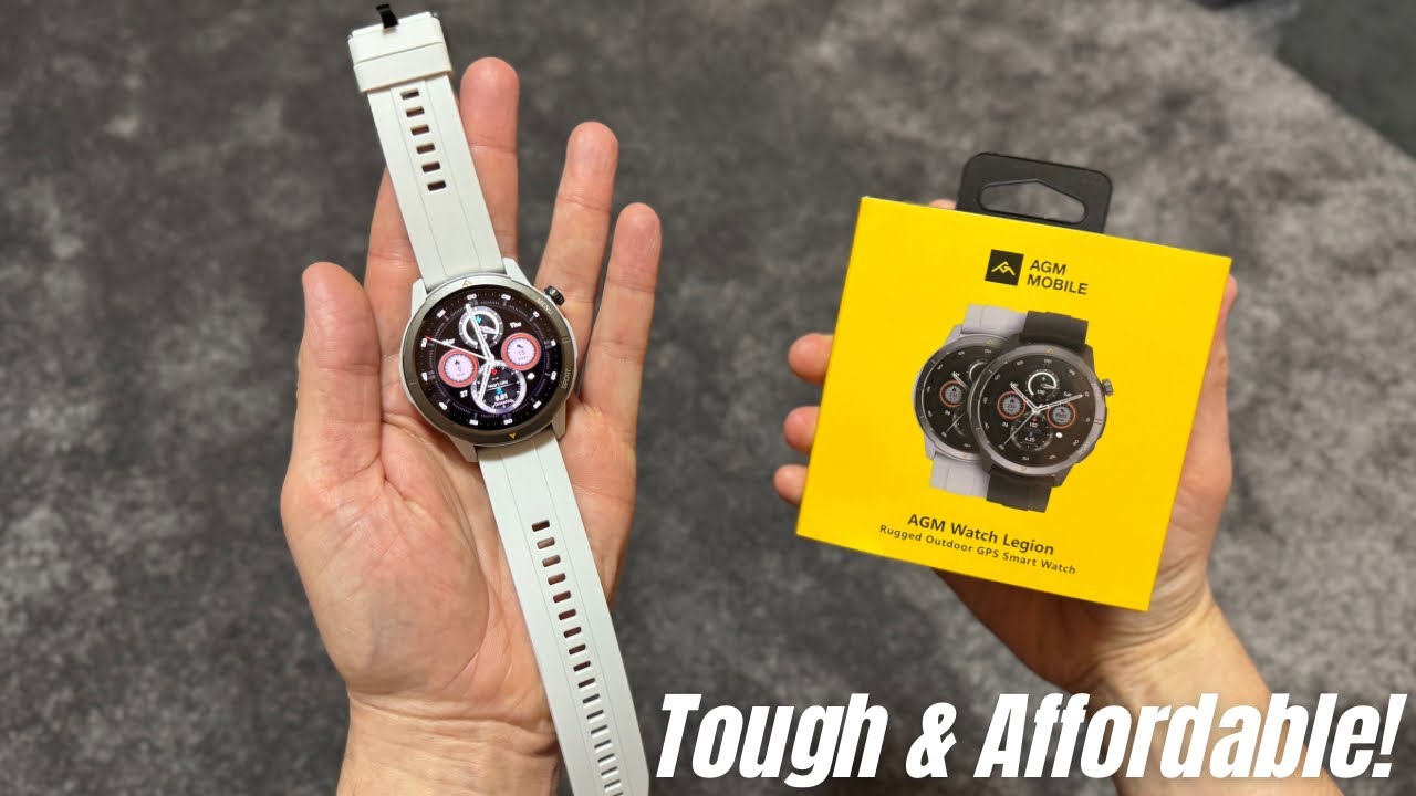 AGM Watch Legion Unboxing: Tough & Smart Budget Smartwatch!