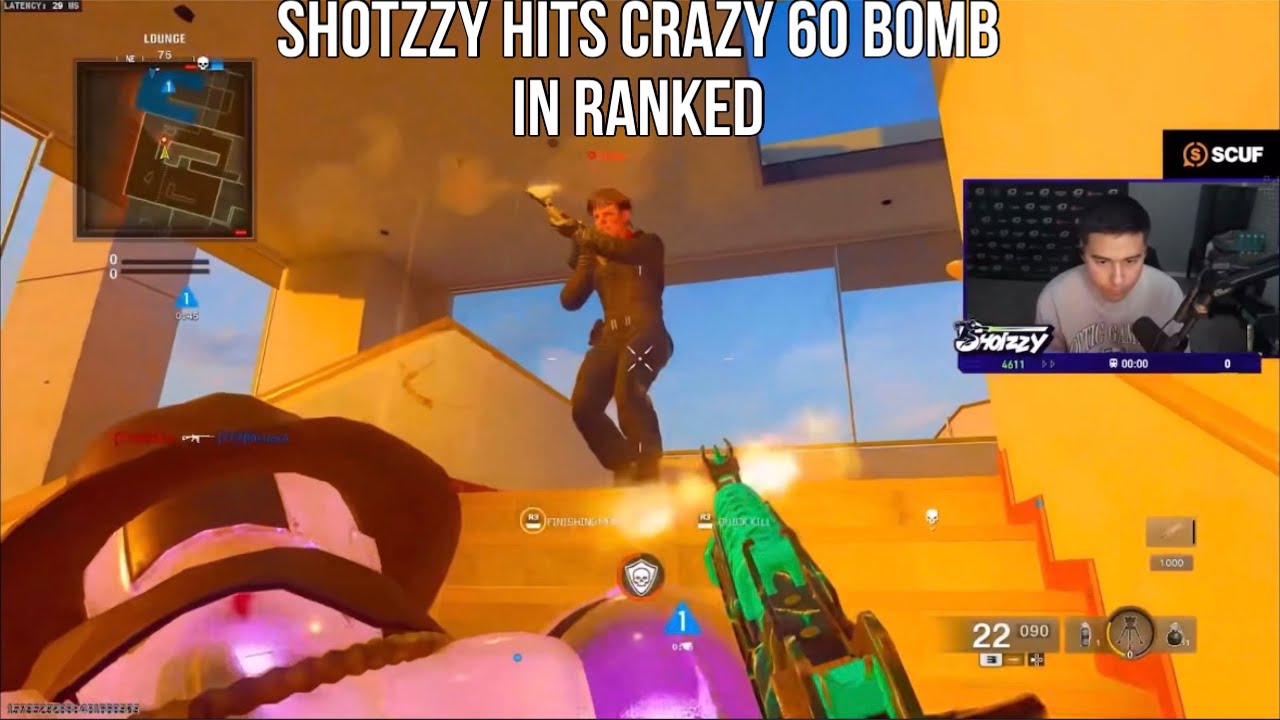 Shotzzy INSANE 60 Bomb In Ranked Hardpoint 🔥