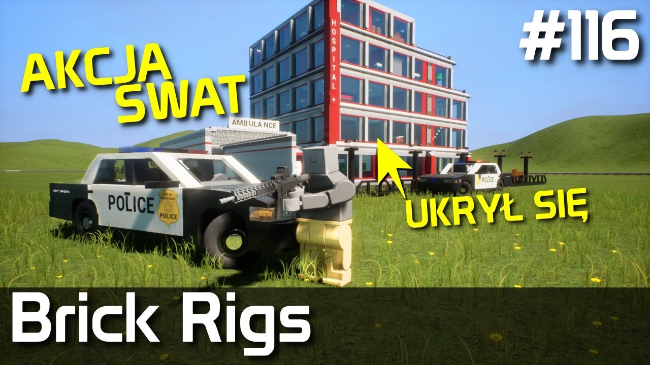 Brick Rigs PL [#116] AKCJA SWAT - Ukrył się /z Skie & Bertbert
