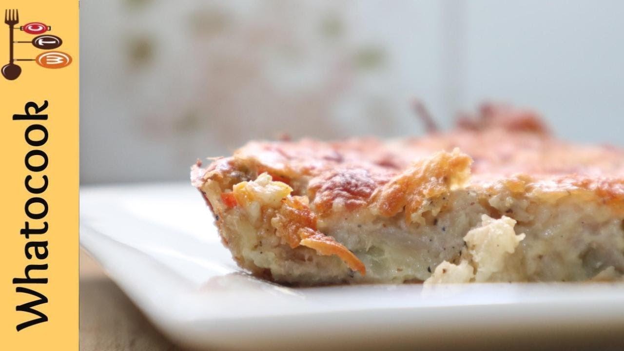 Как приготовить пирог с зелёным бананом и инжиром | Без глютена | #FlavorfulEatz | WhaTooCook.com