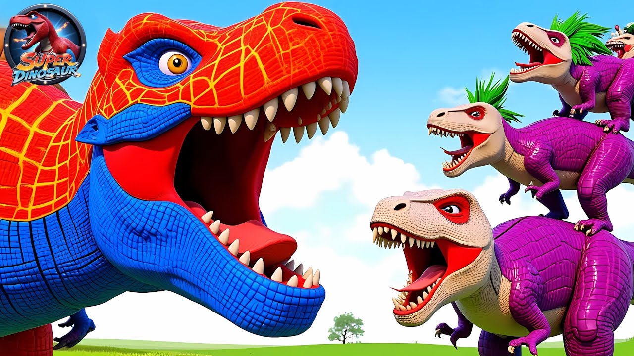 Superman T-Rex Vs Giant T-Rex Army: Who Will Win? ✨🦖| Jurassic World Evolution 3