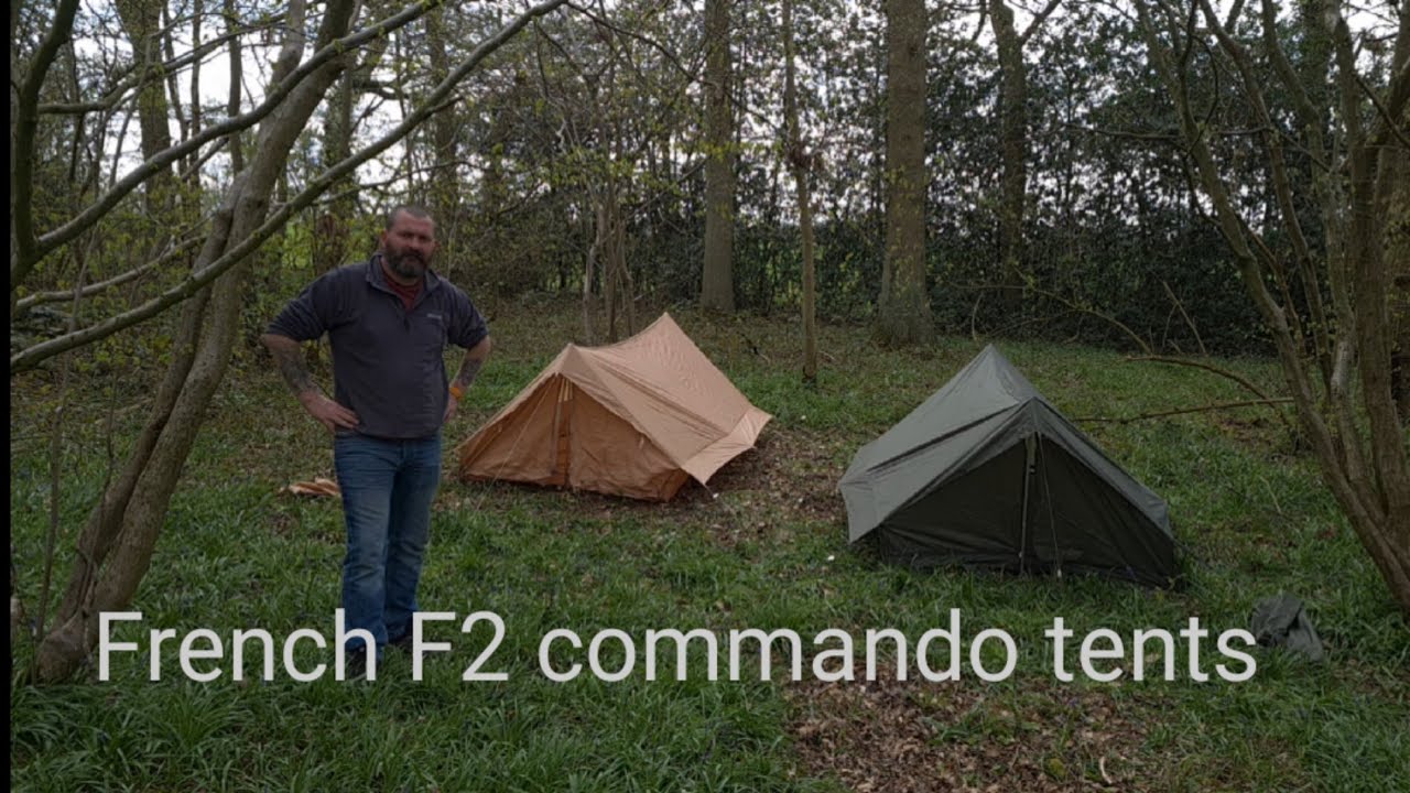 French F2 commando tents