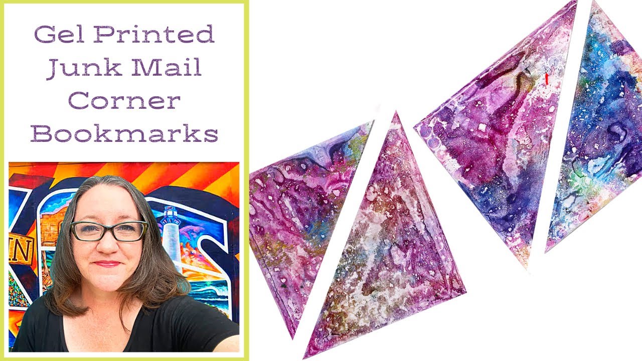 Gel Printed Junk Mail Bookmarks