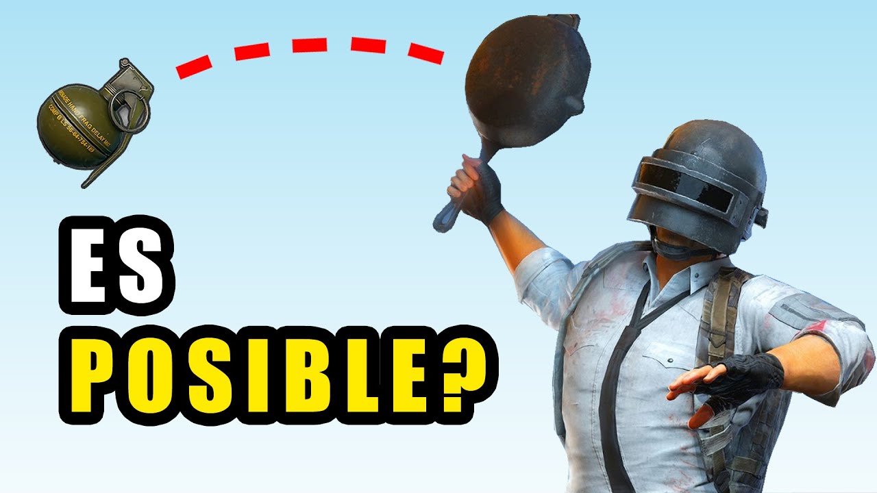 Top 10 Mitos #1 Se puede BATEAR la GRANADA con Sarten? - PUBG MOBILE