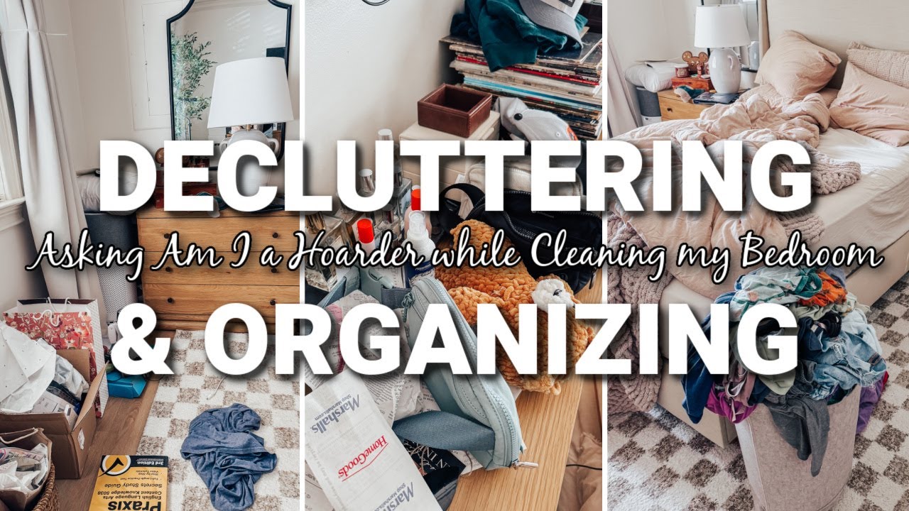 CLEAN UP, DECLUTTER & ORGANIZE 2025 | HOARDER BEDROOM CLEAN OUT | DECLUTTERING & ORGANIZING