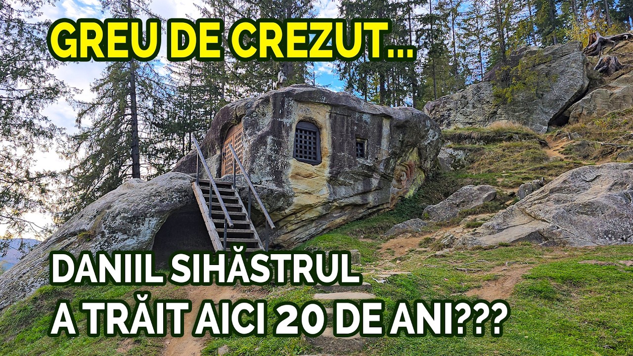 😲 INCREDIBIL! AICI a Trăit Sfântul 20 de ani? 🛡️ Lecție de Credință - Chilia lui Daniil Sihastrul 🙏